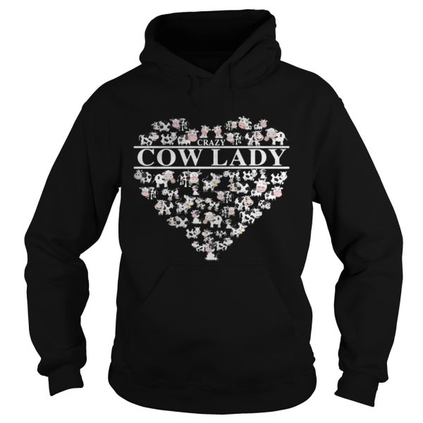 Crazy cow lady shirt