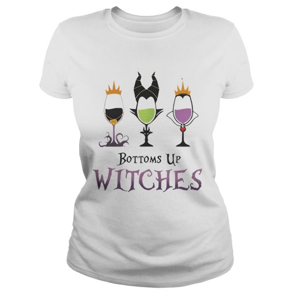 Cruella de Vil Maleficent Evil Queen bottoms up witches shirt