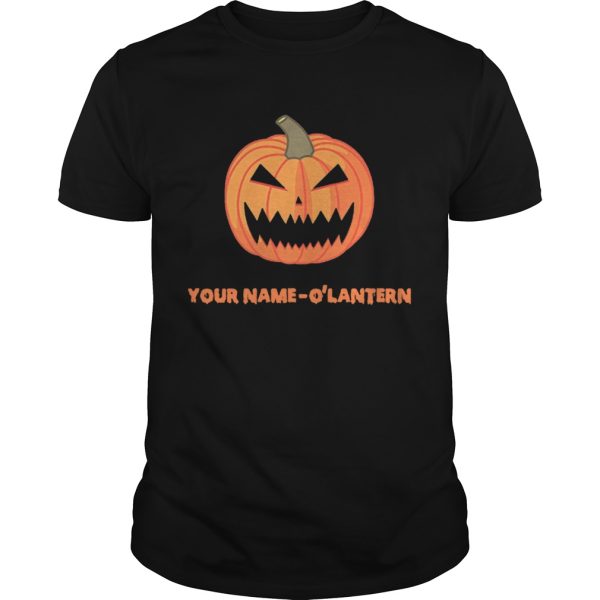 Custom Personalised O Lantern Pumpkin Halloween shirt