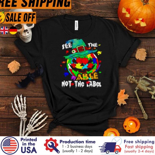 DELITAutism pumpkin see the able not the label Halloween shirt0