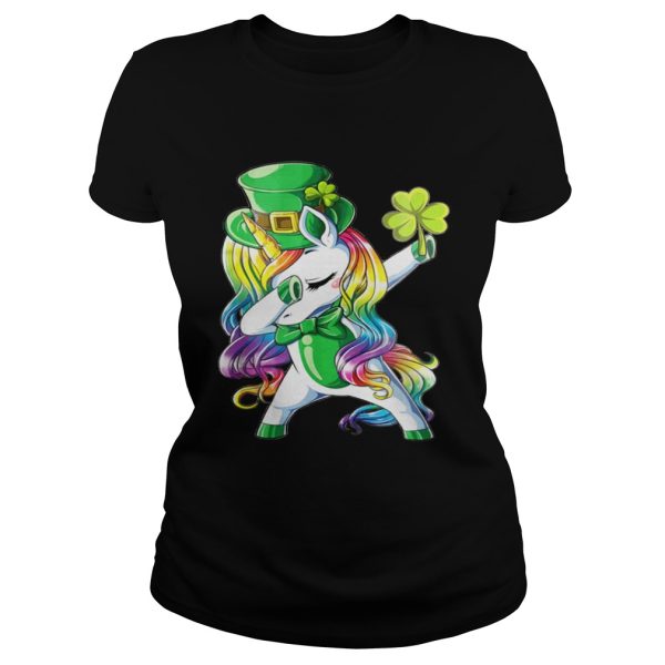 Dabbing unicorn Irish St Patricks shirt