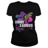 Daddysaurus Rex Cool Dinosaur Dad T Rex T-Shirt