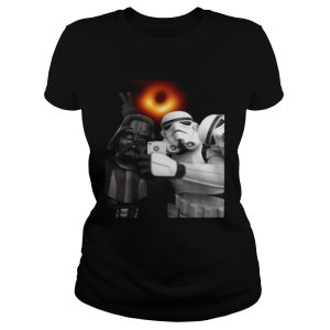 Darth Vader and Stormtroopers selfie with black hole shirt 1