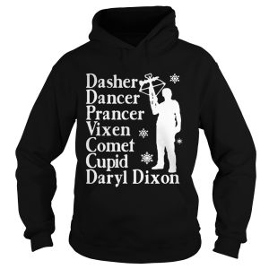 Dasher dancers prancer vixen comet cupid Daryl Dixon shirt 2