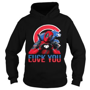 Deadpool fuck you love you Chicago Cubs bears shirt 2