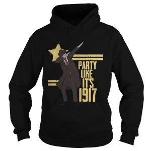 Deep Red party like it's 1917 shirt 2