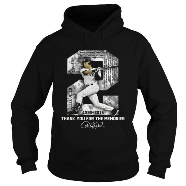 Derek Jeter MLB 1995 2014 Thank For The Memories shirt