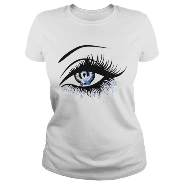 Diabetes and cancer awareness in the eye shirt