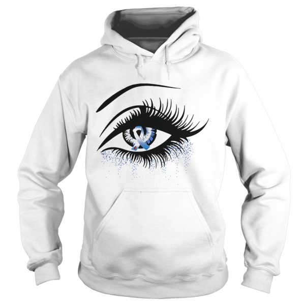 Diabetes and cancer awareness in the eye shirt