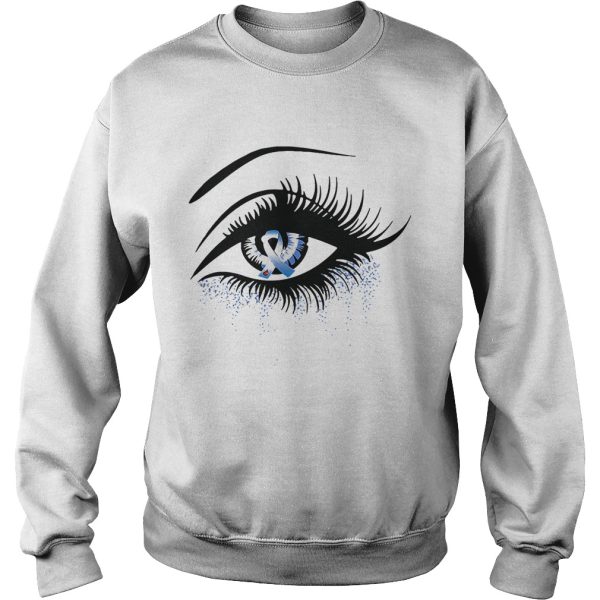 Diabetes and cancer awareness in the eye shirt