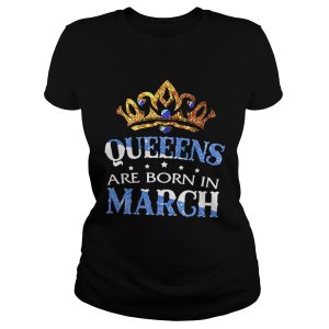 Diamond Queeens are born in March shirt 1