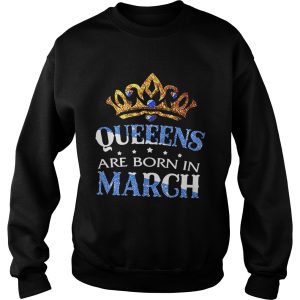 Diamond Queeens are born in March shirt 3