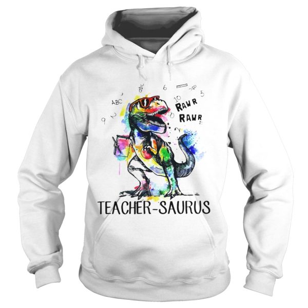 Dinosaur T-rex teacher Saurus raw shirt