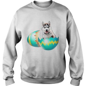 Dog Easter Cute Husky Egg Gift Shirt 2