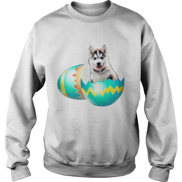 Dog Easter Cute Husky Egg Gift Shirt