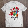 Donald Duck Naughty Wrapped Present Christmas shirt