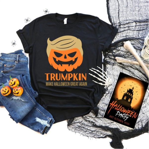 Donald Trump Trumpkin make halloween great again shirt