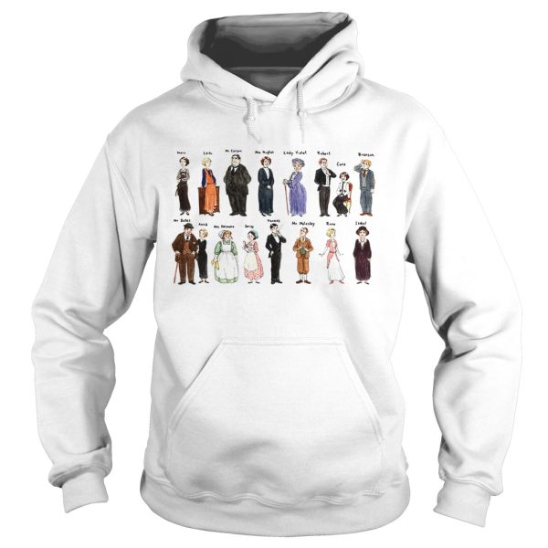 Downton Abbey characters shirt