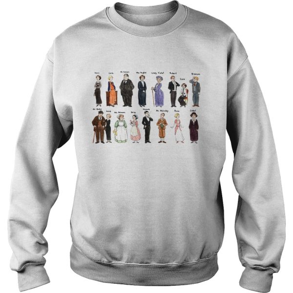 Downton Abbey characters shirt