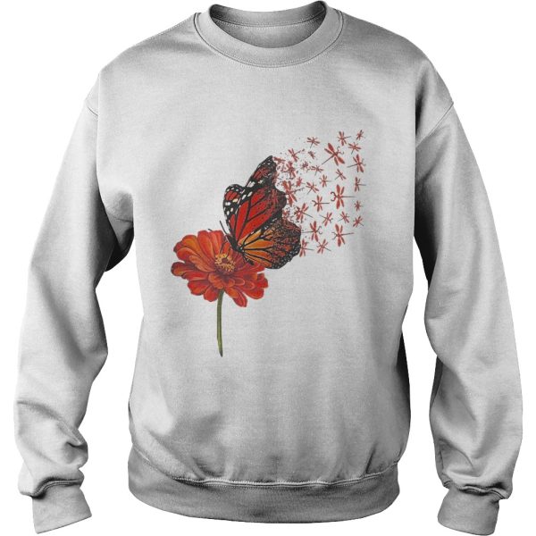 Dragonfly Gerbera Daisy shirt