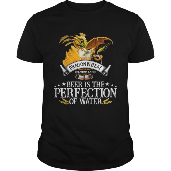 Dragonwheat Premium Large Beer Is The Perfection Of Water shirt