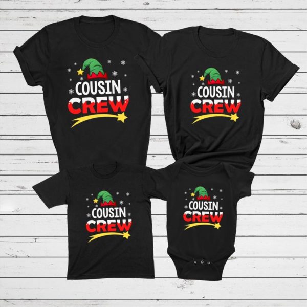 ELF Cousin Crew christmas shirt, ELF gitfs, Christmas gifts, ELF christmas gifts