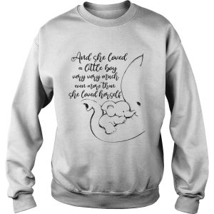 Elephants and she loved a little boy very very much even more than she loved herself shirt 3
