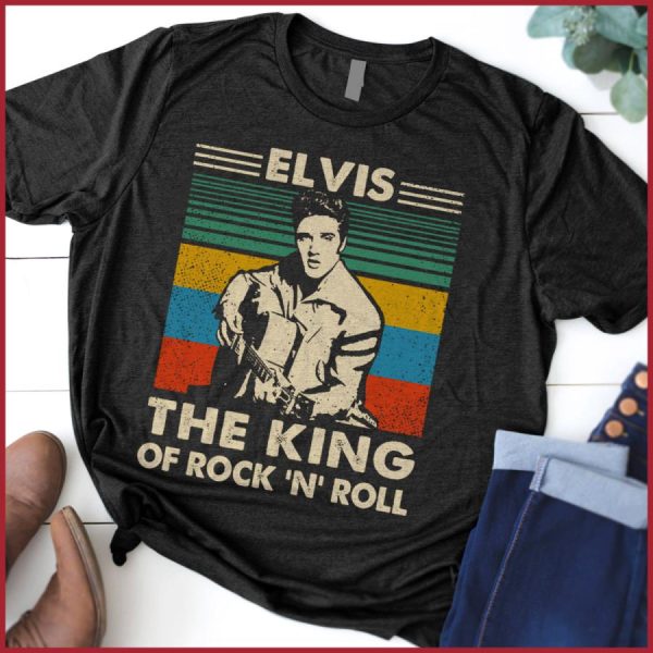 Elvis The King Of Rock N Roll Vintage Shirt