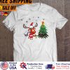 FREE SHIPING- christmas Tree Cute Reindeer shirt