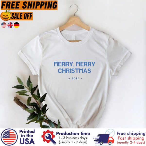 FREE SHIPING- merry Christmas 2021 Shirt