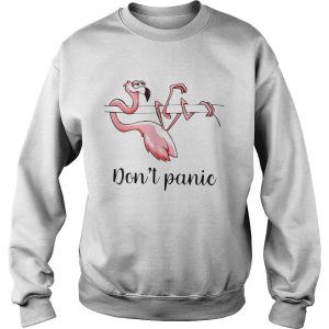Flamingo don't panic shirt 3