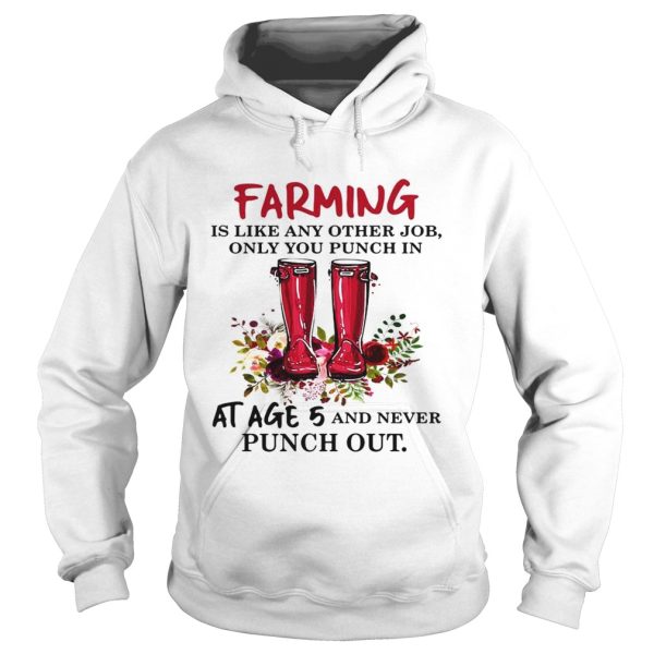 Flower Farming is like any other job only you punch in at age 5 and never punch out shirt