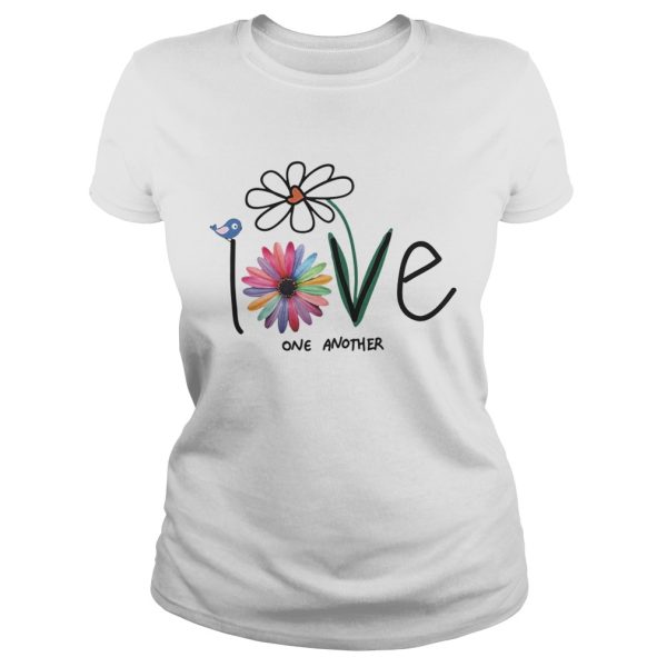 Flower love one another shirt