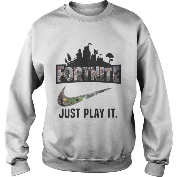 Fortnite Battle Royale Nike just play it shirt