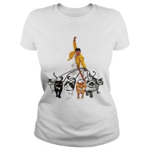 Freddie Mercury With His Cat Funny Gift Shirt 3