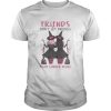 Friends Dont Let Friends Fight Cancer Alone Breast Cancer Awareness Witch Halloween shirt