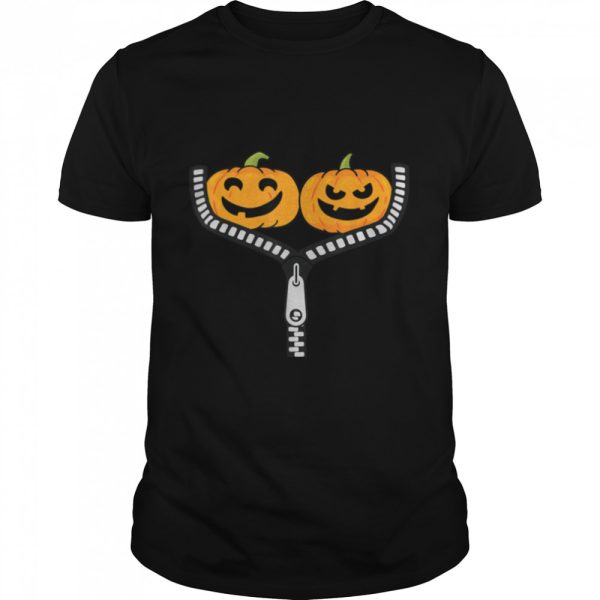 Funny Halloween Stop Staring At My Pumpkins Happy Halloween T-Shirt