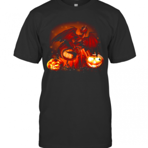 Halloween Dragon Pumkin T-Shirt