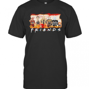 Halloween Horror Characters Friends Blood T-Shirt