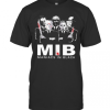 Halloween Horror Characters Mib Maniacs In Black T-Shirt