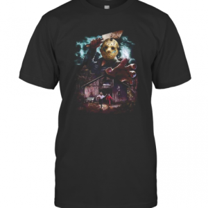 Halloween Jason Voorhees Running From T-Shirt