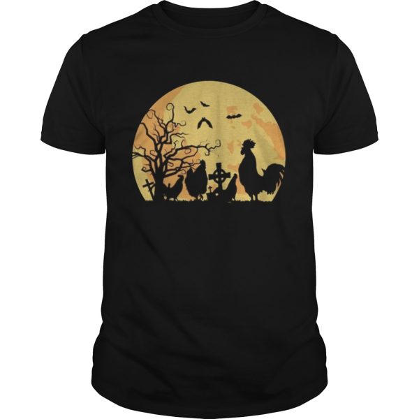 Halloween Moon Chicken shirt