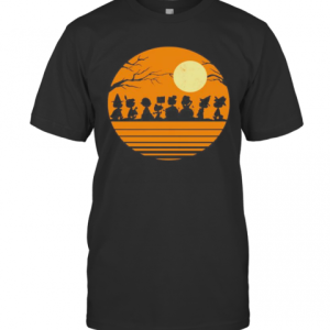 Halloween The Peanuts Moon Vintage T-Shirt