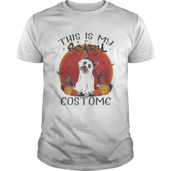 Halloween Yorkie This is my scary costome shirt