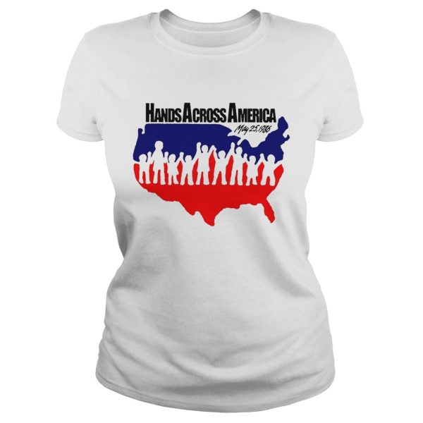 Hands across america may 25 1986 shirt