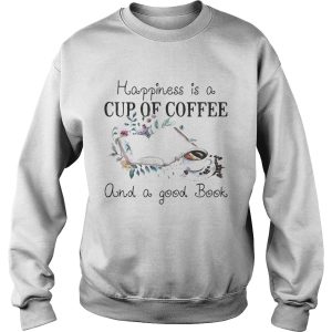 Happiness is a cup of coffee and a good book shirt 2 Happiness is a cup of coffee and a good book shirt 3