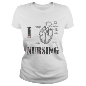 Heart I Love Nursing Shirt 1