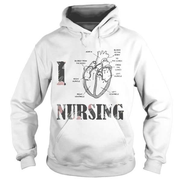 Heart – I Love Nursing Shirt