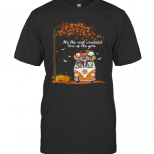 Hippie Car Horror Characters Chibi ItS The Most Wonderful Time Of The Year Halloween T-Shirt