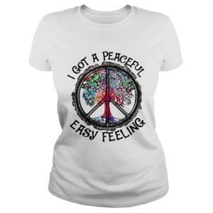 Hippie tree I got a peaceful easy feeling shirt 1